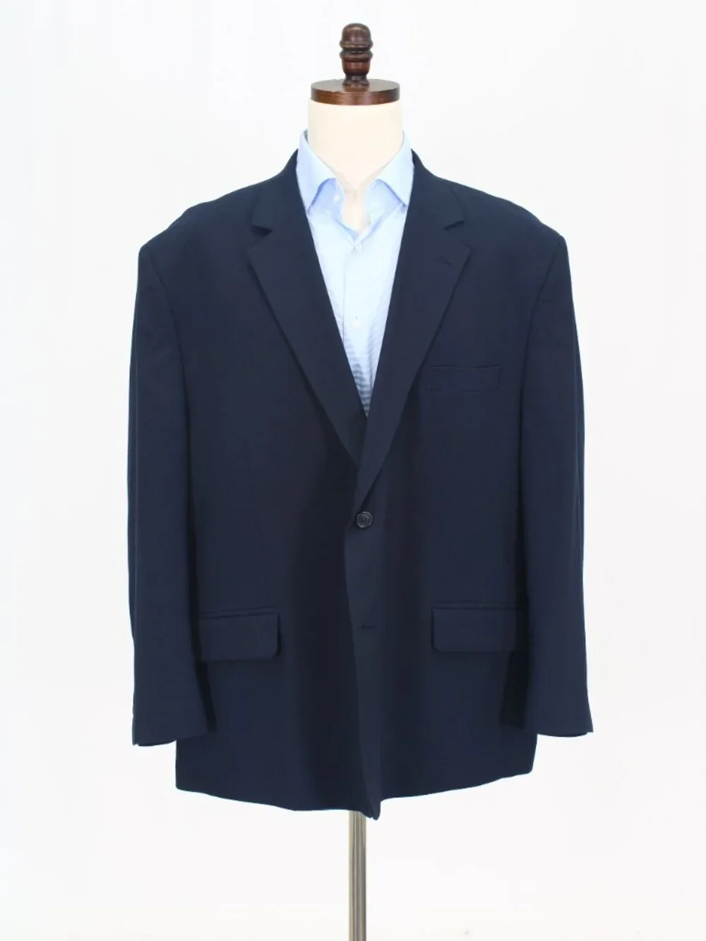 GS 56R 52x32 Navy Full Suit 2-Button Solid R938